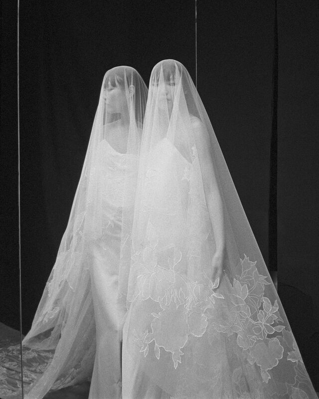 Galaxy Cape Bridal Dress