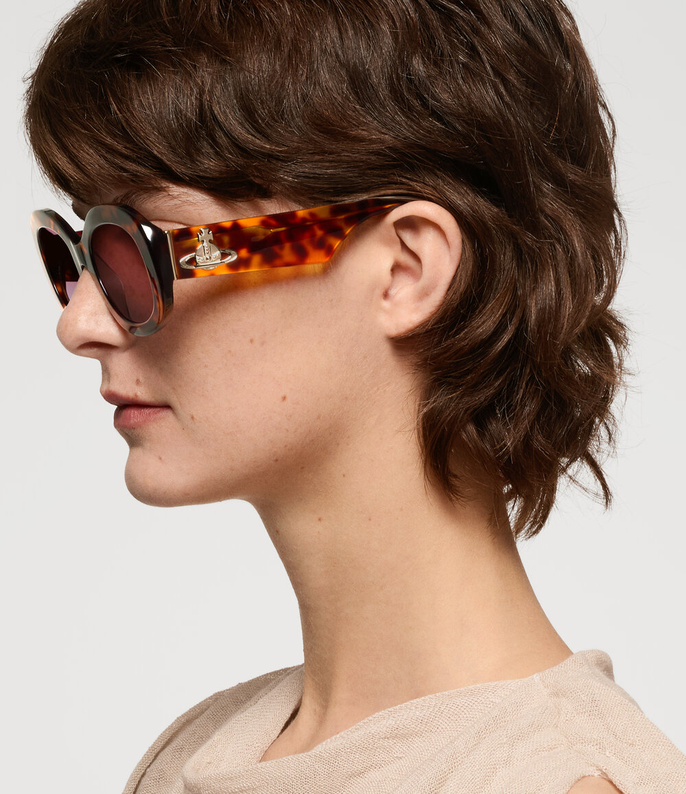Vivienne Westwood Vivienne Sunglasses in Brown, view 5