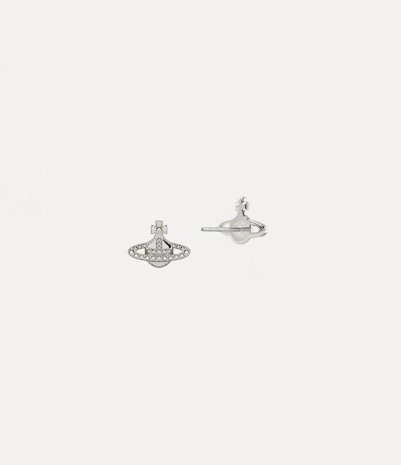 Vivienne Westwood Farah Earrings In Platinum