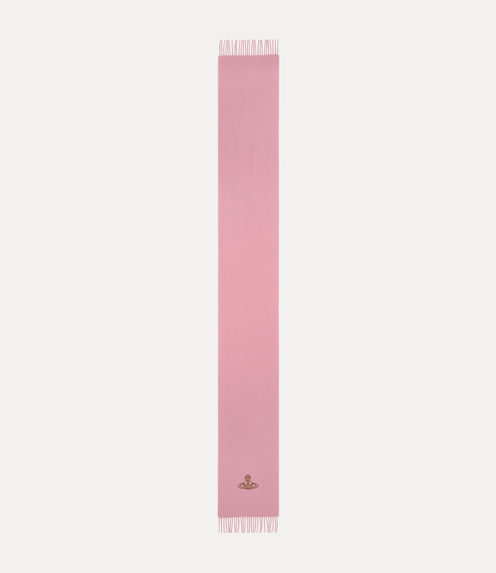Vivienne Westwood Embroidered Scarf in Pink
