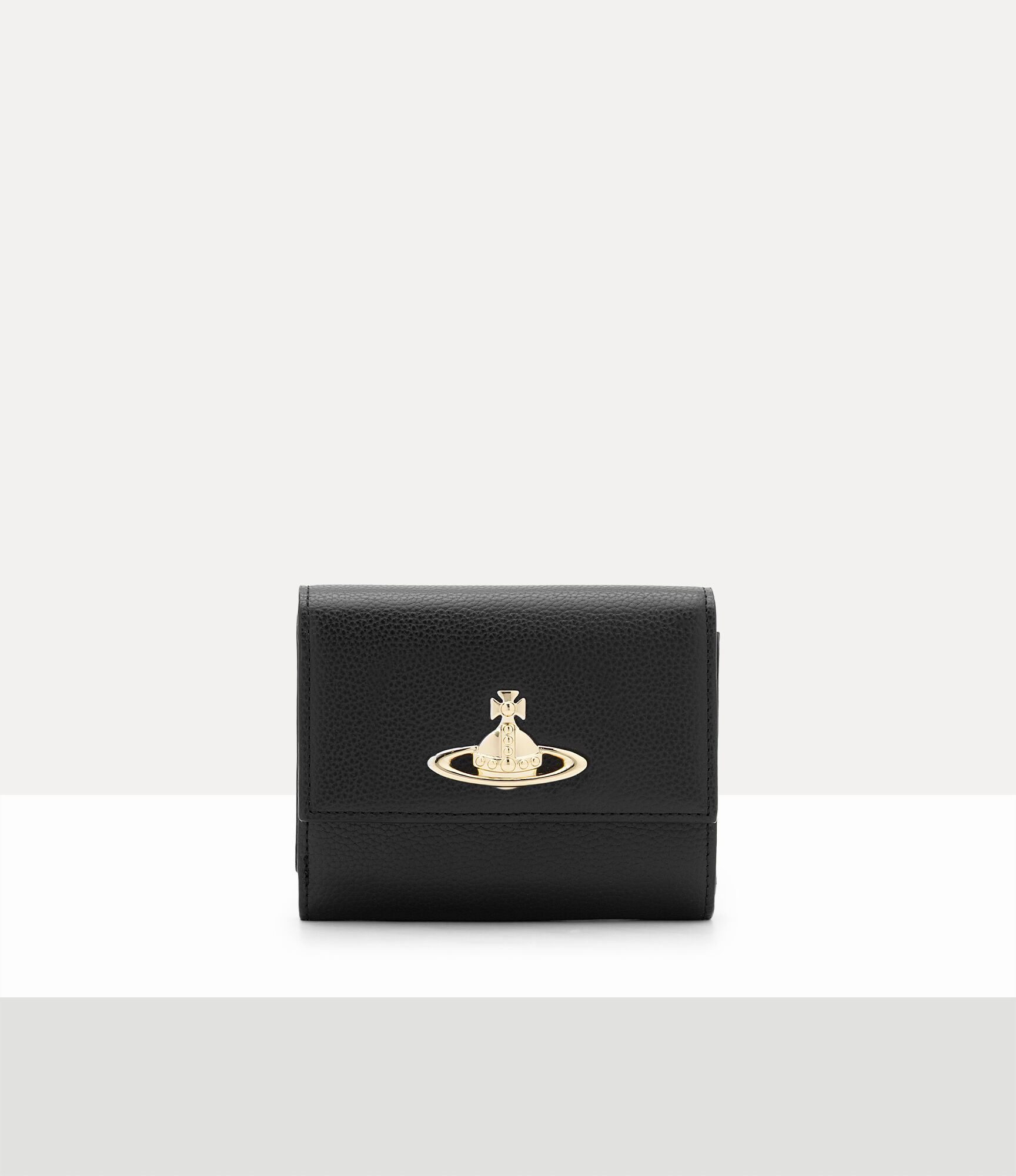 Executive 三つ折りジップウォレット - ブラック | Vivienne Westwood®