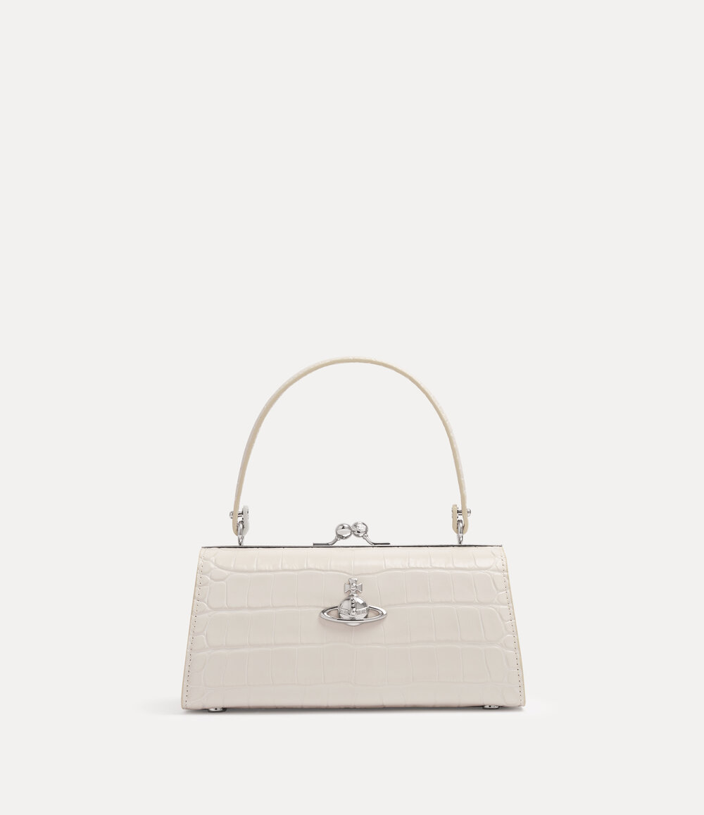 Vivienne Westwood Doll XL Bag in Pearl White