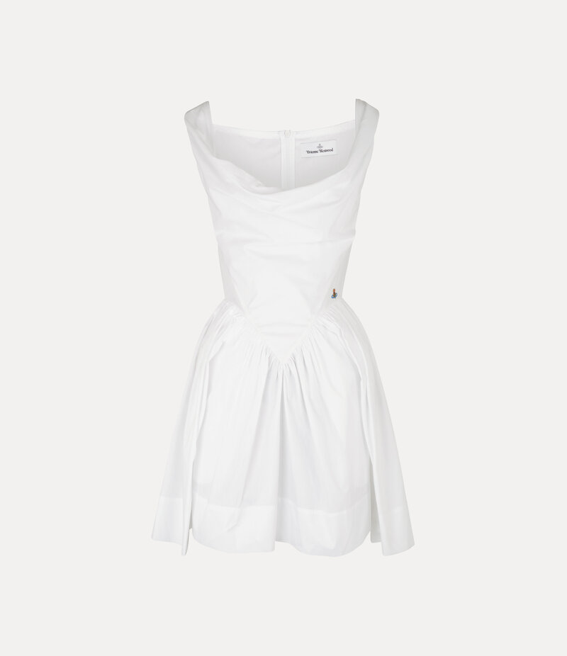 Vivienne Westwood Mini Sunday Dress in White