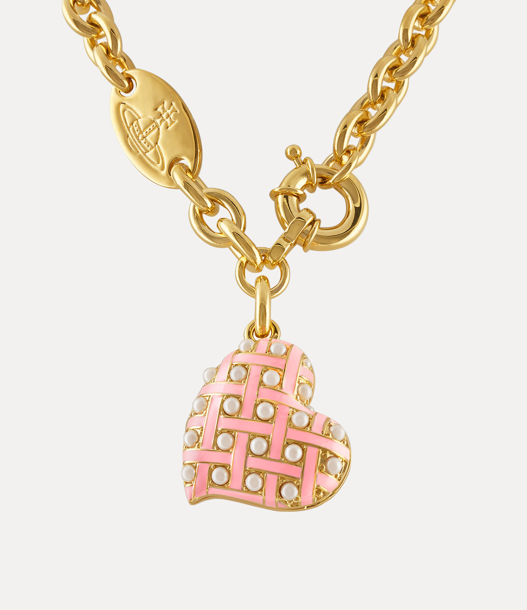 Valentine's Heart Locket Necklace  large image number 1