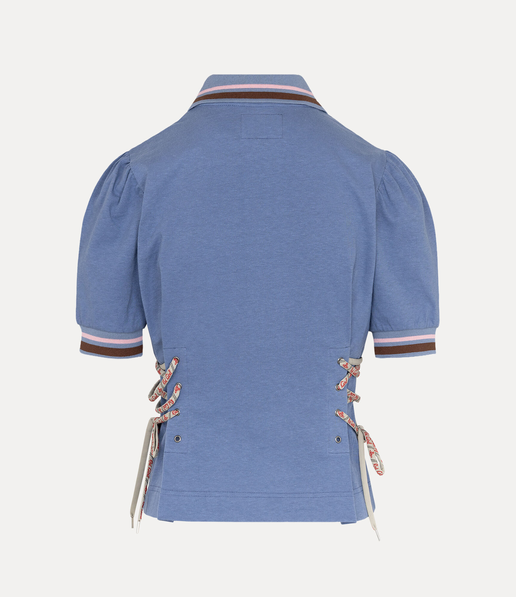 Old Cotton Lace Up Polo Top  large image number 5
