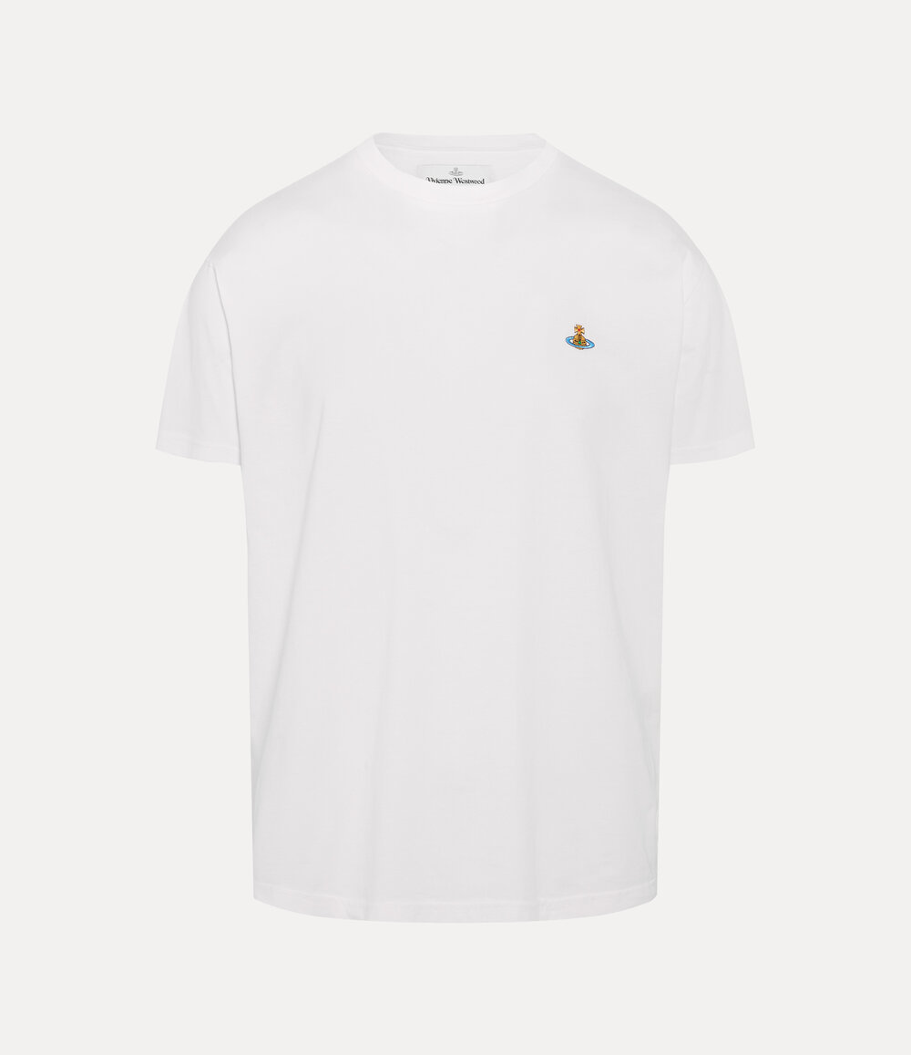 Vivienne Westwood Classic T-shirt Multicolour Orb in White