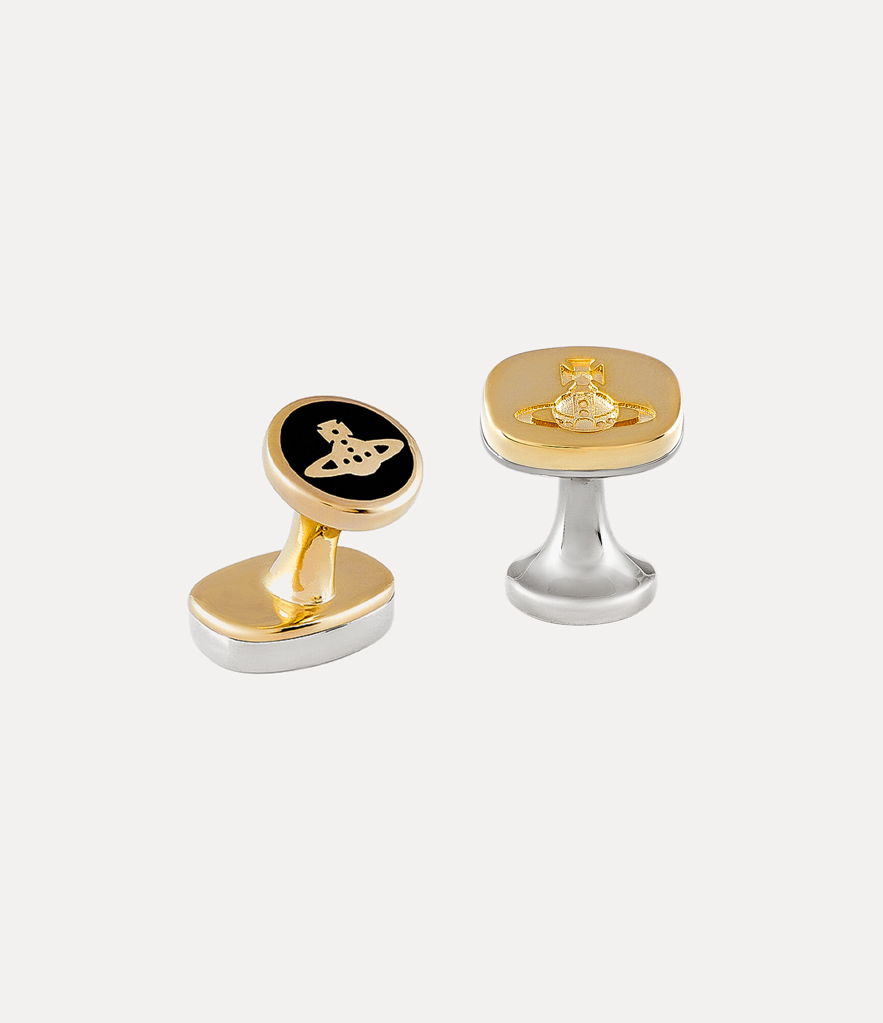 Man. Denver Cufflinks in PLATINUMGOLDBLACKResin Vivienne Westwood®
