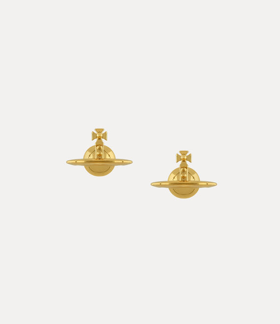 Shop Vivienne Westwood Solid Orb Earrings In Gold