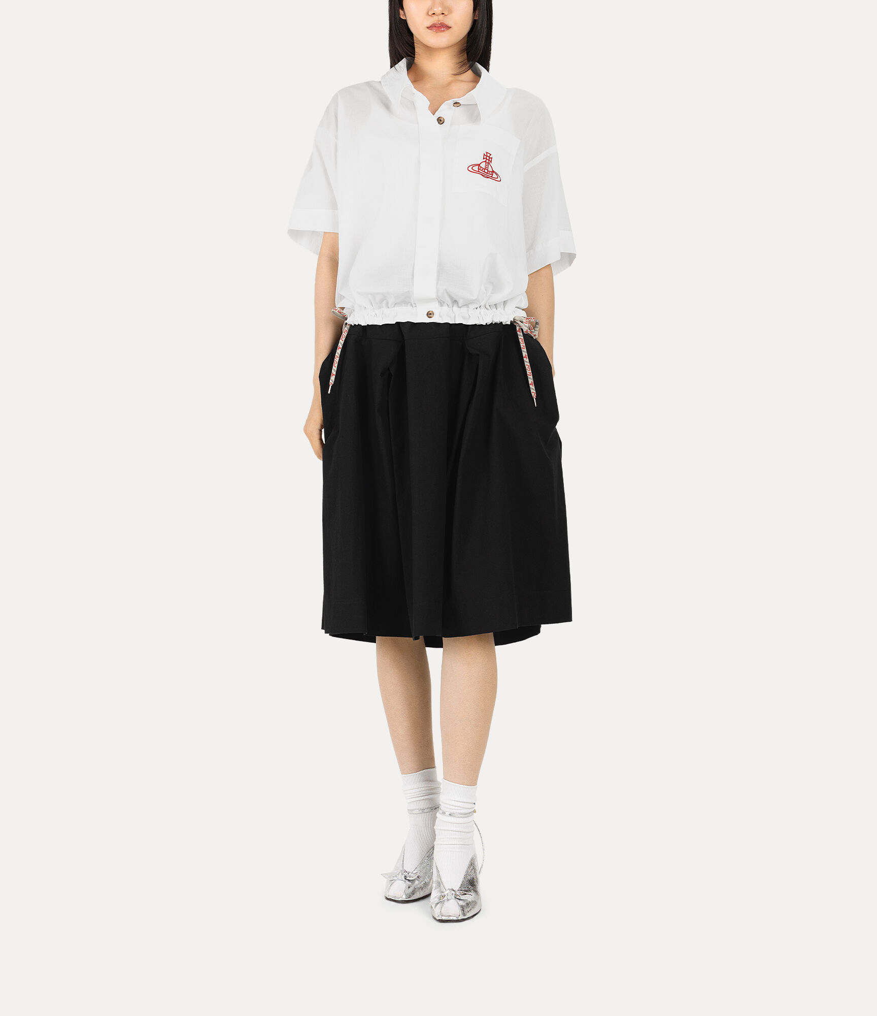 Textured Cotton Spider Skirt  large image number 2