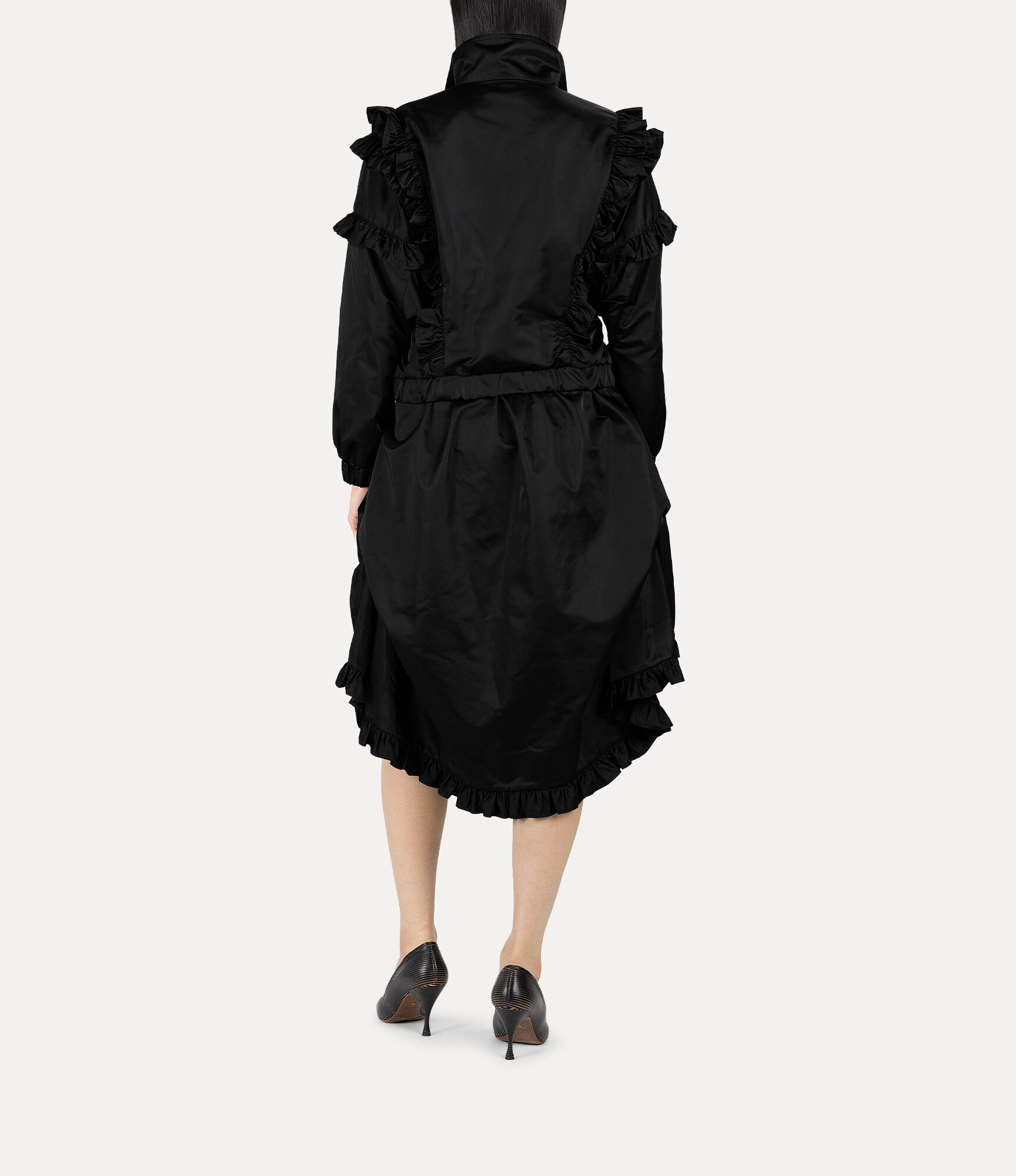 Military Satin Frill Blouson  large image number 3