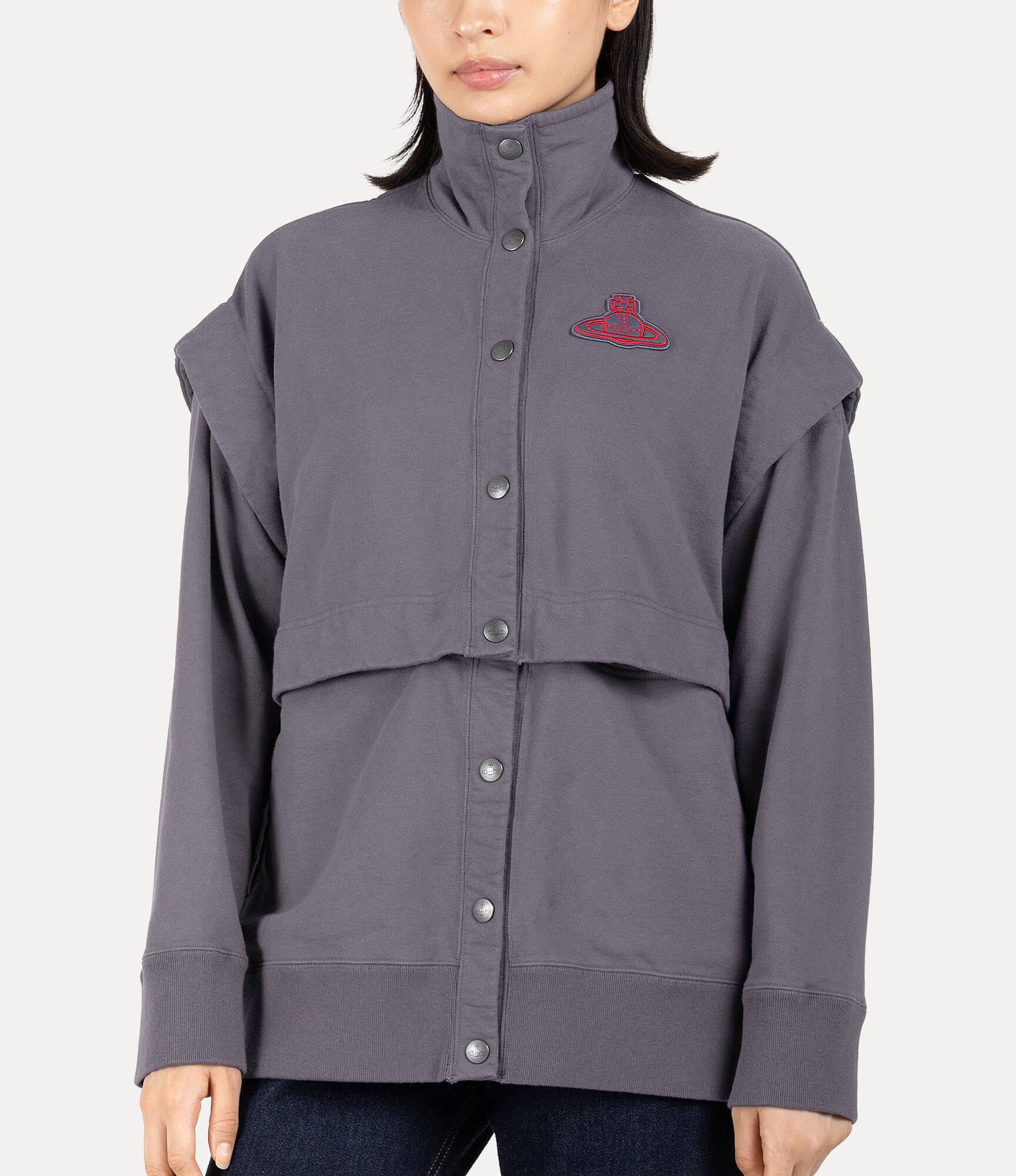 Detachable Felpa Press Stud Blouson  large image number 5