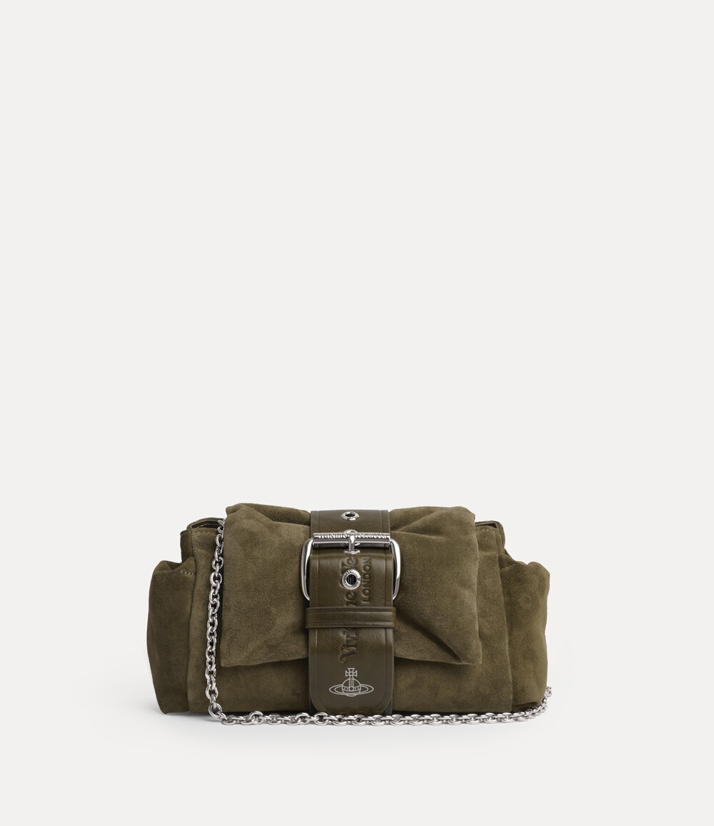 Vivienne Westwood Hazel Treasure Handbag in Khaki, view 4