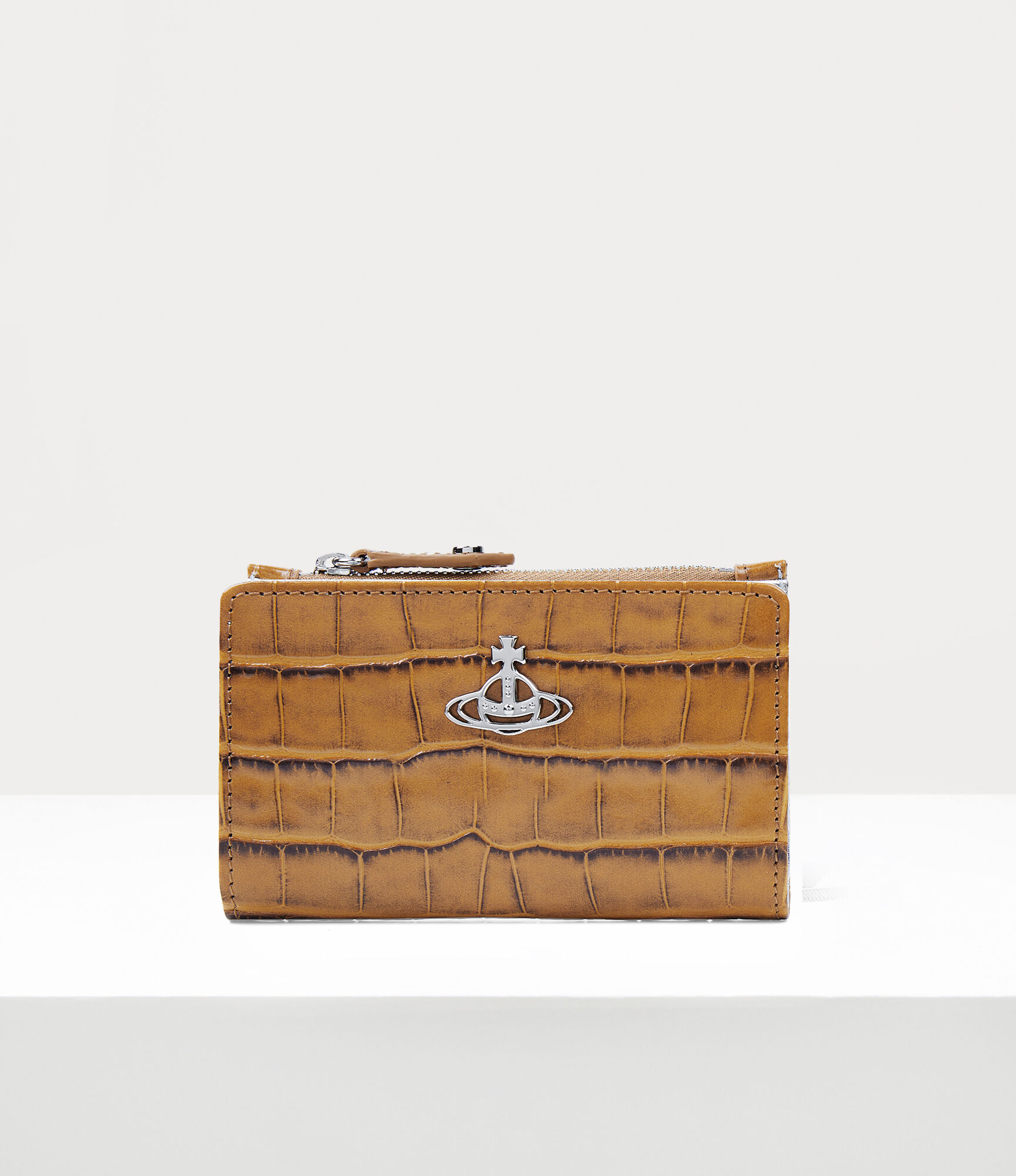 Crocodile Slim Flap Card Holder  large image number 3