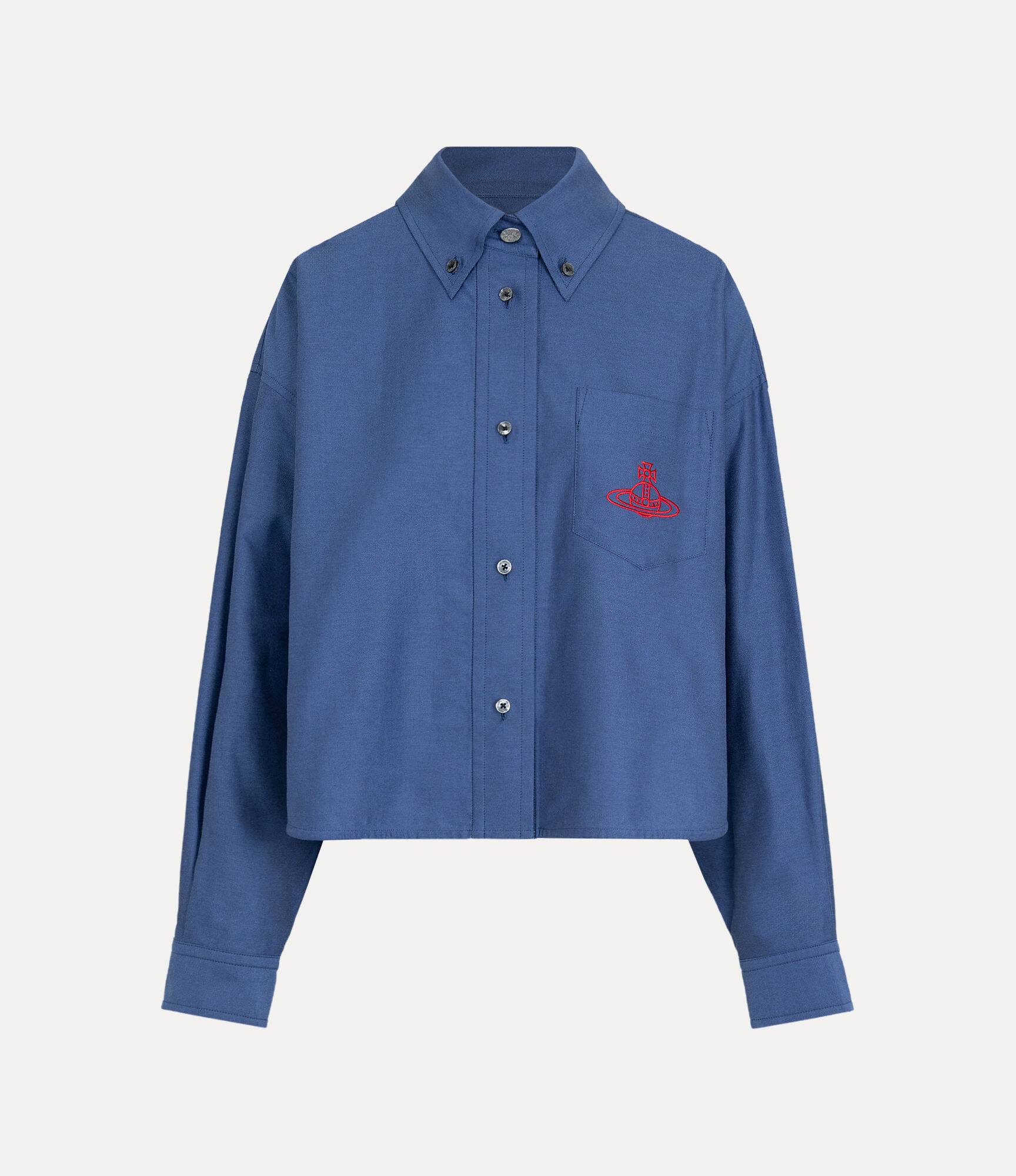 Organic Oxford Cropped Shirt  large image number 1