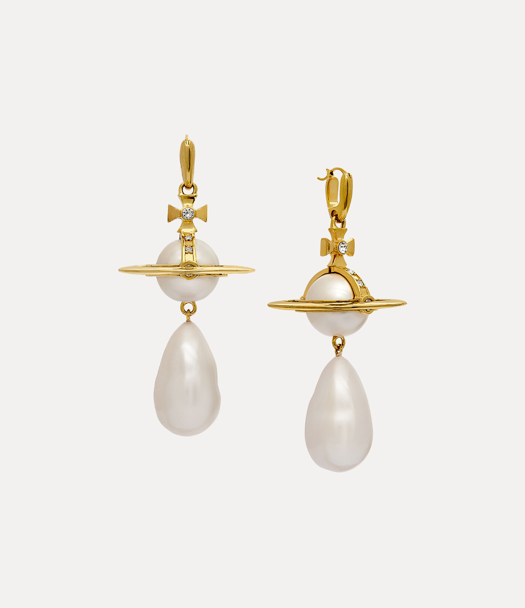 Giant Pearl Drop Earrings  large image number 1