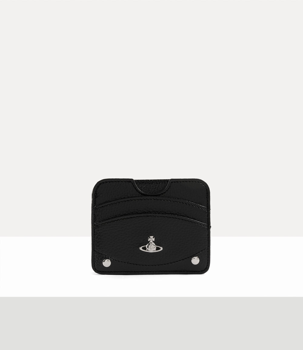 Vivienne Westwood Half Moon Card Holder in black