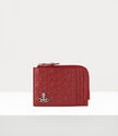 Embossed card holder with zip  large image number 1