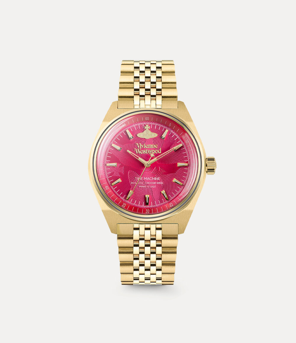 Vivienne Westwood Lady Sydenham Watch in gold / pink
