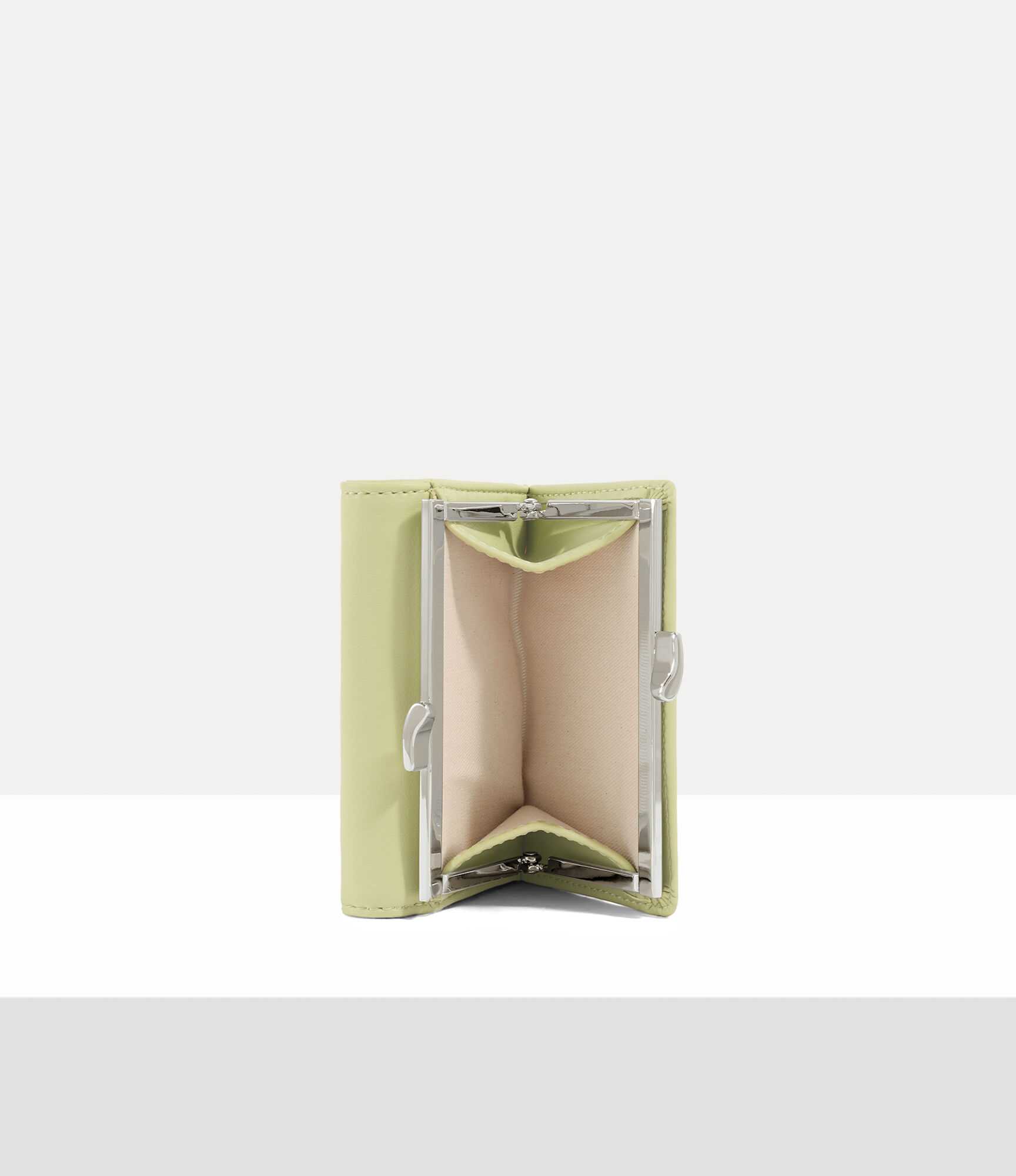がま口スモールウォレット - パステルグリーン | Vivienne Westwood®