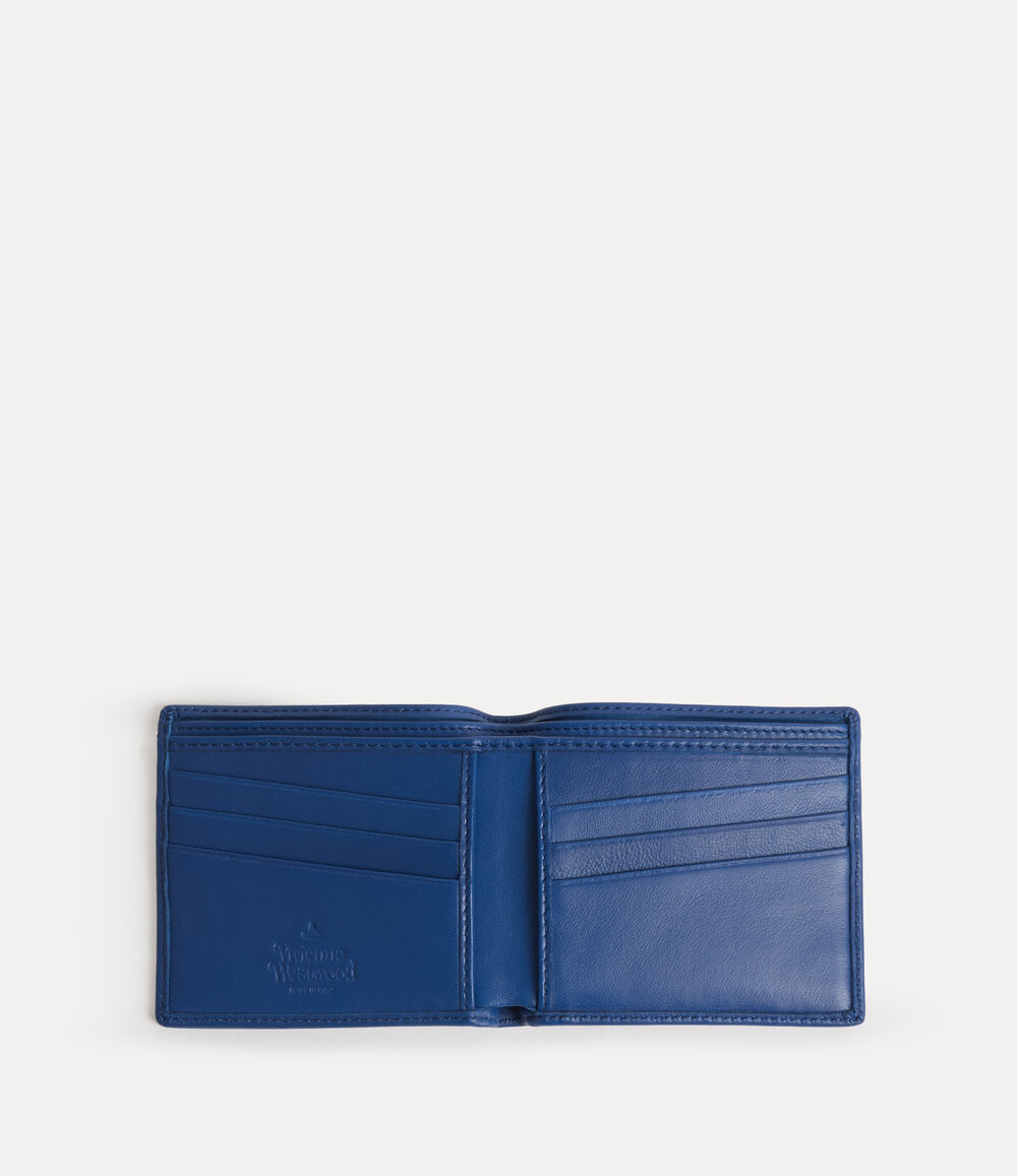 Vivienne Westwood Man. Billfold Wallet in Dark Blue, view 4