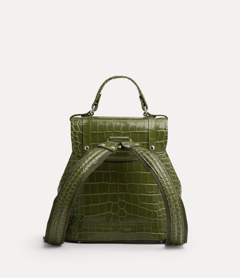 Vivienne Westwood Max Small Backpack in Khaki, view 5