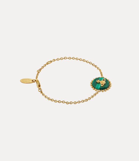 Neyla Bracelet in GOLD-MALACHITE-Gemstone | Vivienne Westwood®