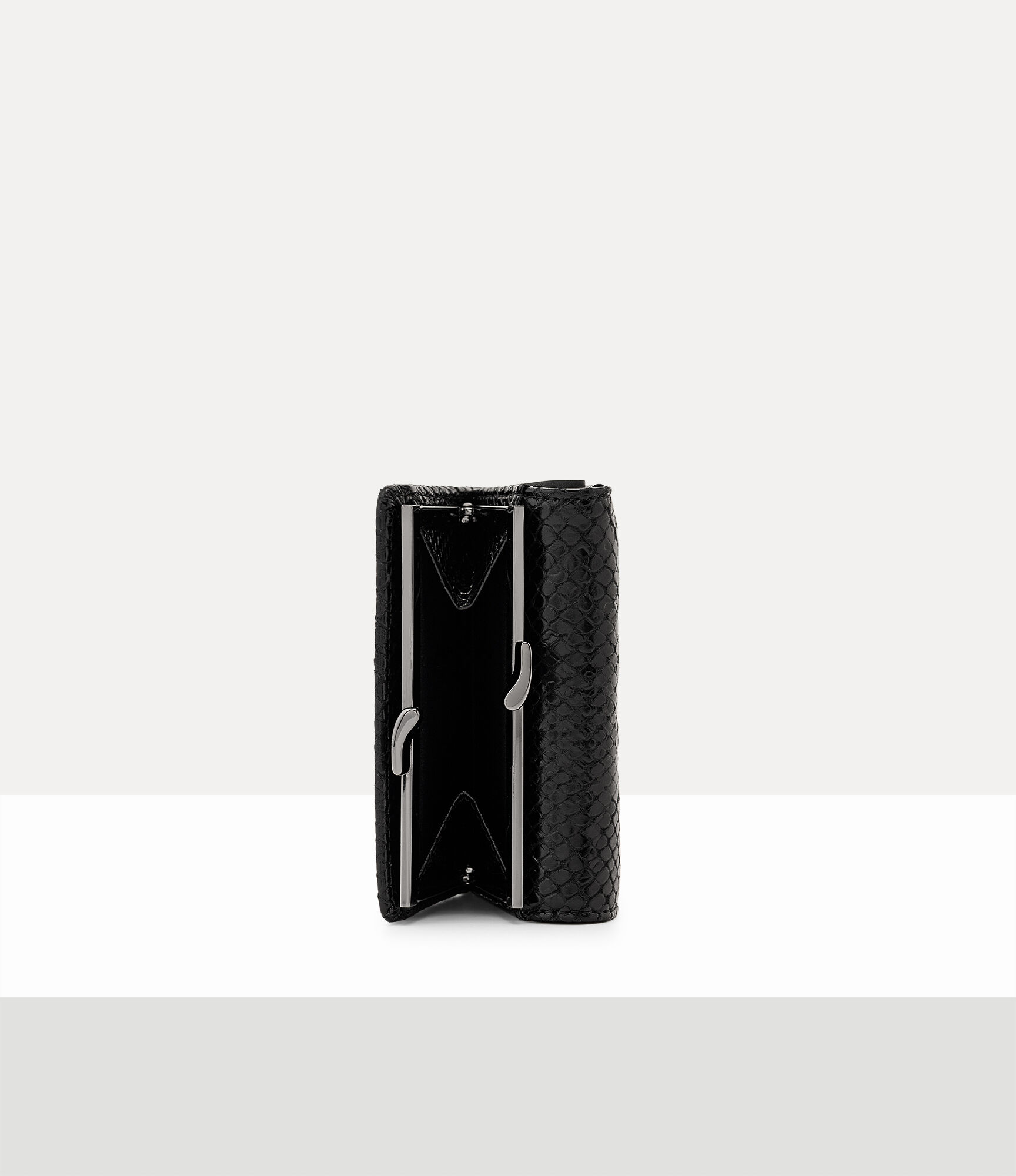 がま口スモールウォレット - ブラック | Vivienne Westwood®