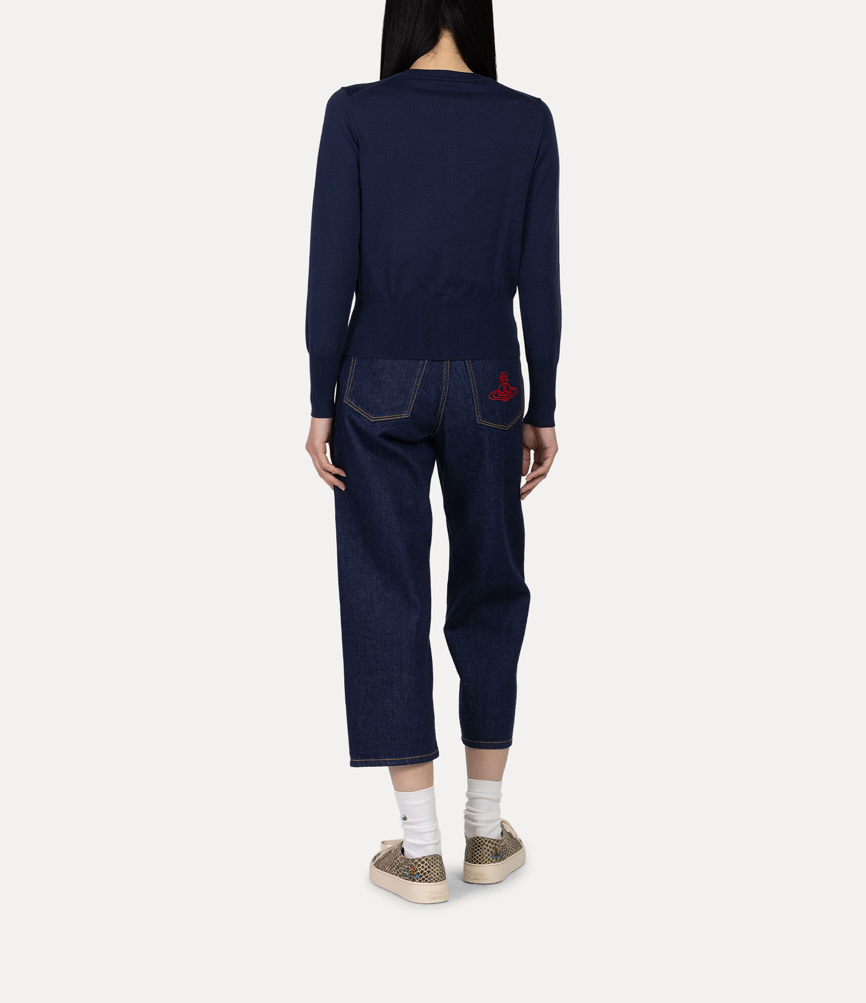 Crew Neck Cardigan  large image number 3