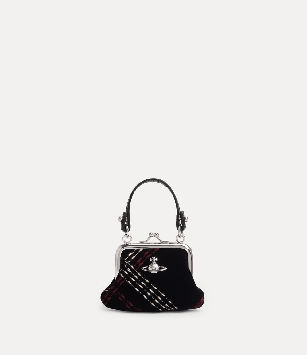Vivienne Westwood Mini Granny Frame Purse in black multicolor