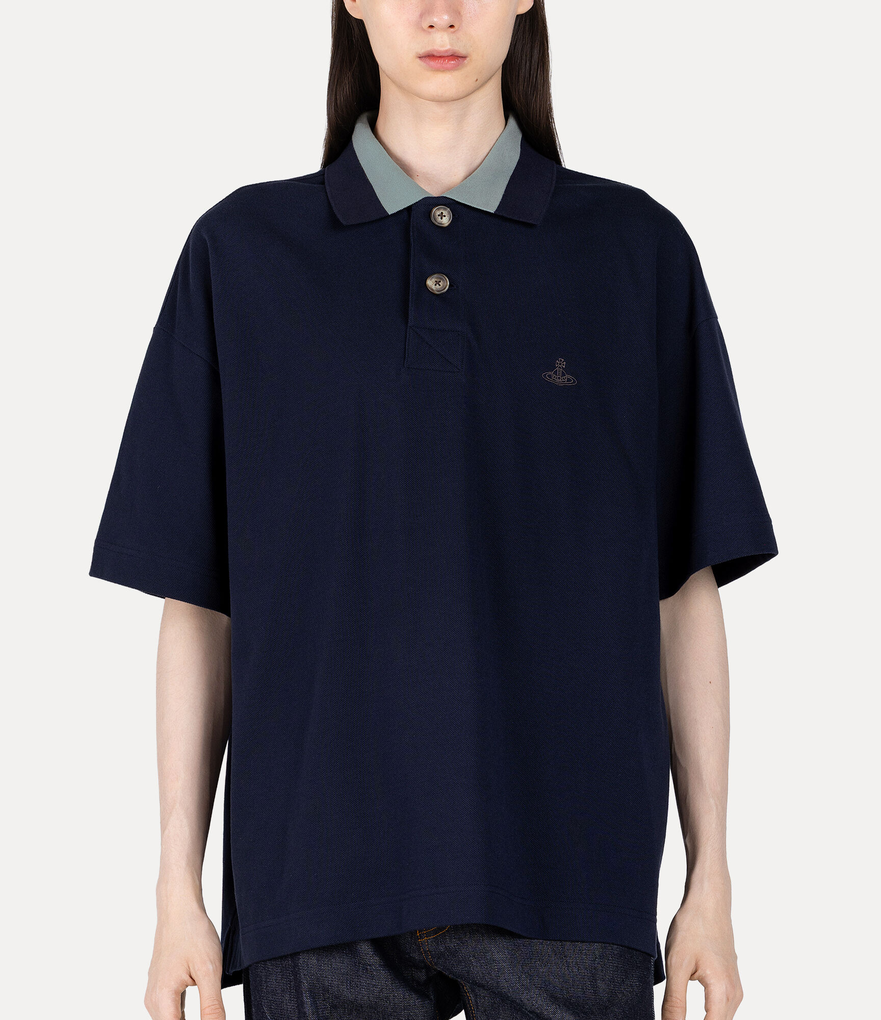 Oversized Polo in BLUE | Vivienne Westwood®
