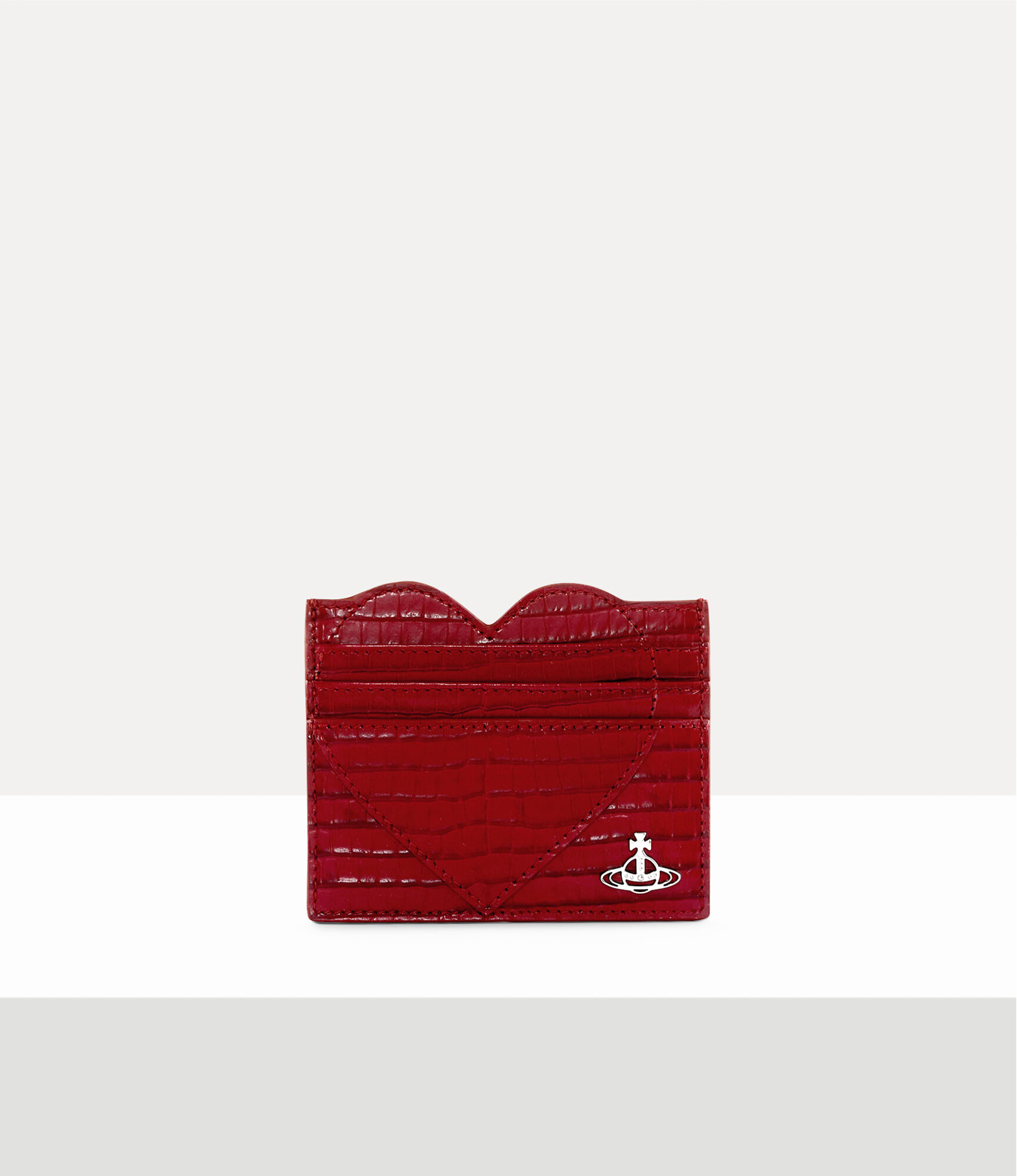小物 Vivienne Westwood HEART CHECK Wallet Vivienne Westwood HEART CARD HOLDER - Wallet - red - Zalando