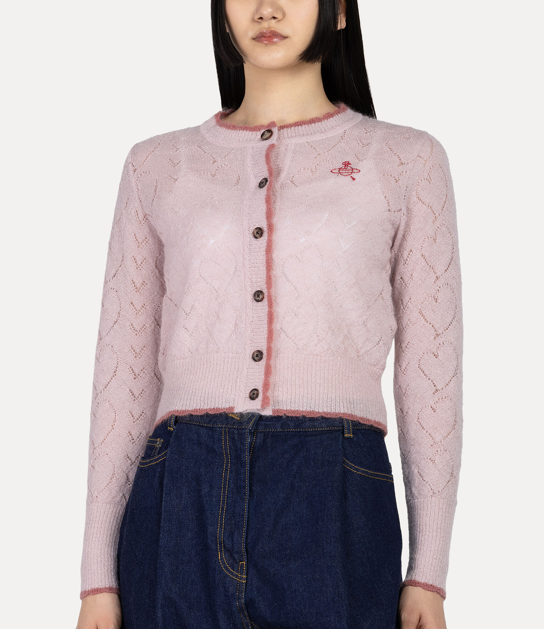 Eyelet Heart Cardigan  large image number 4