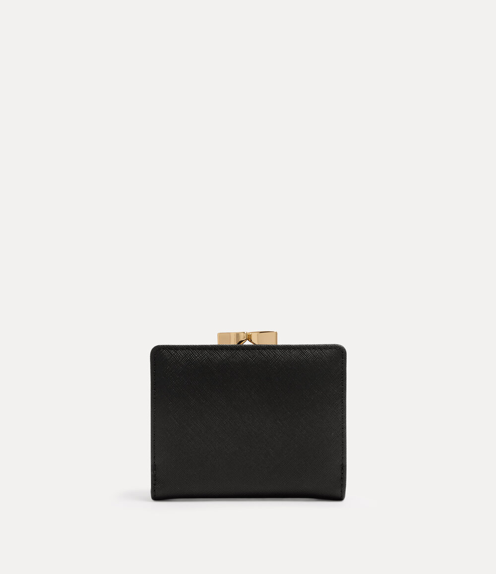 Vivienne Westwood Small Frame Wallet in Black, view 2