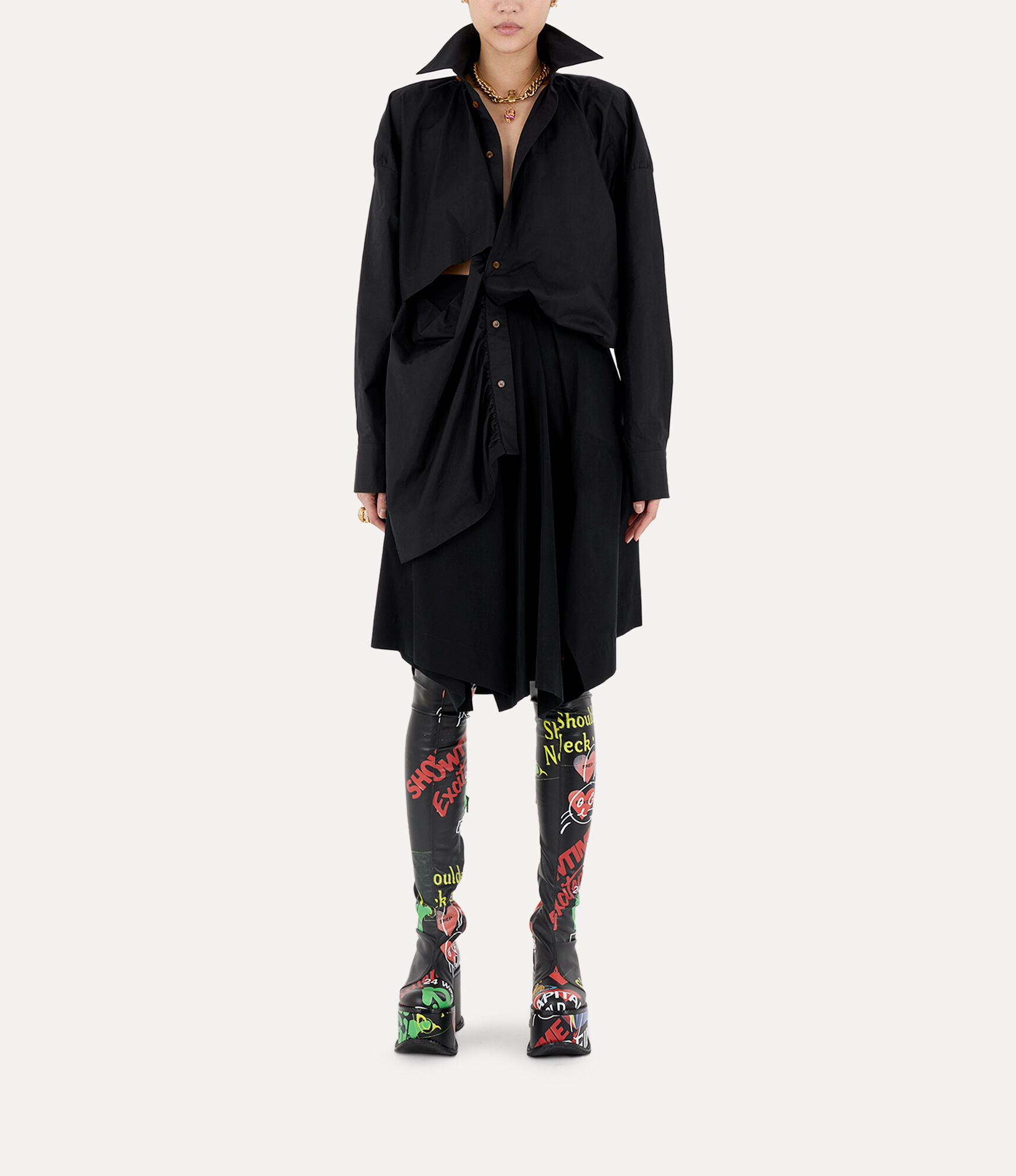 Gib Shirt in BLACK | Vivienne Westwood®