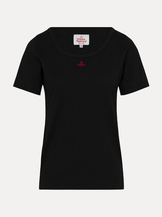 Organic Cotton Jersey Basic Round Neck T-shirt