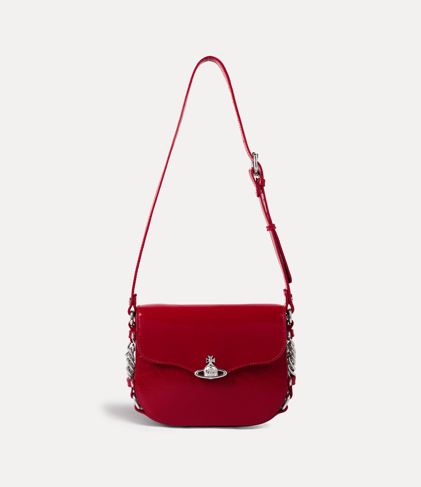 Hunter Flap Crossbody in RED | Vivienne Westwood®