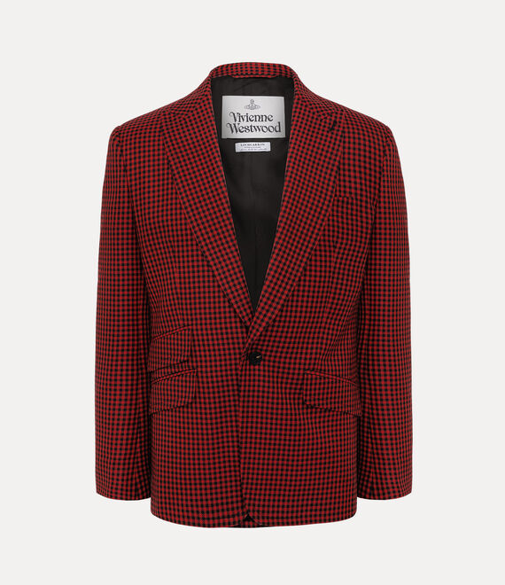 One Button Jacket in RED-BLACK Vivienne Westwood®