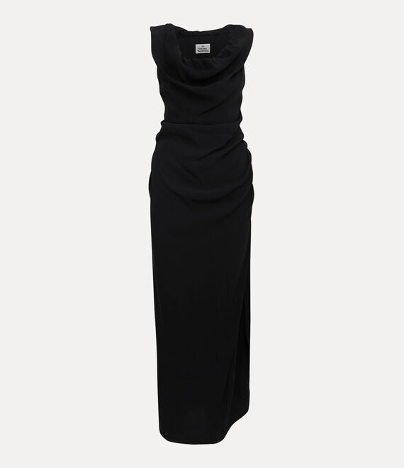 Vivienne Westwood Long Ginnie Pencil Dress In Black