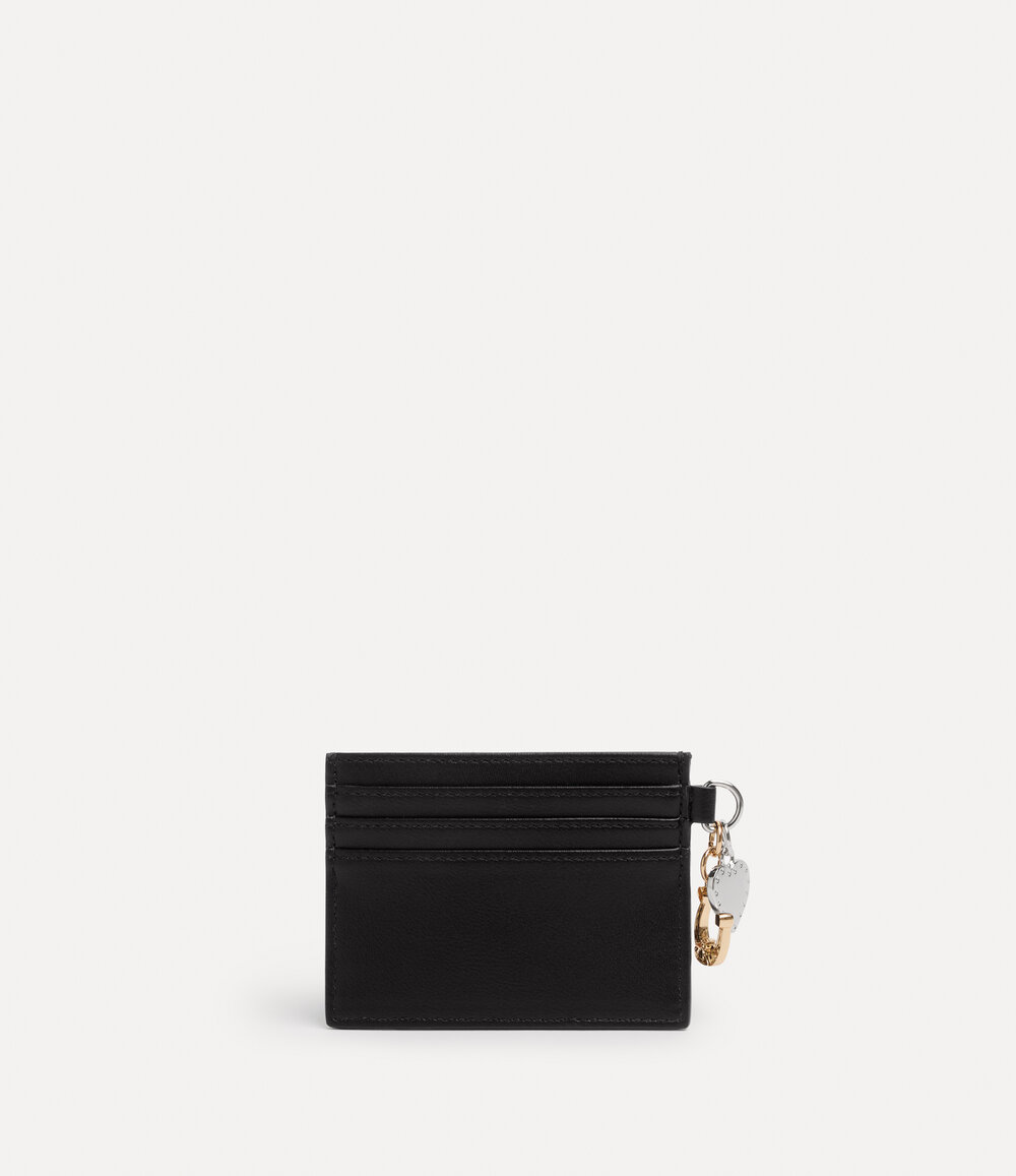 Vivienne Westwood Card Holder with Charms in Black, view 2