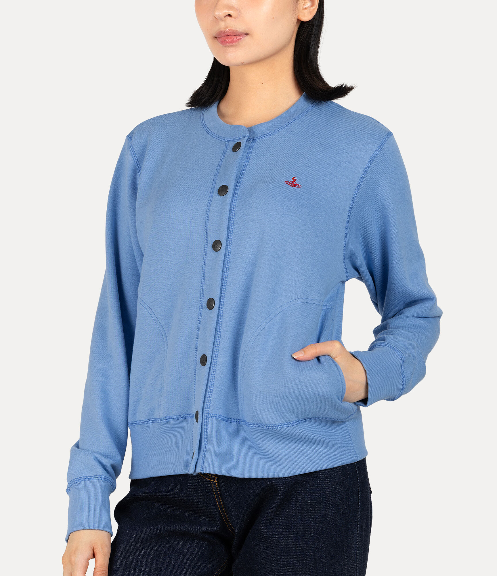Organic Cotton Snap Cardigan  large image number 4