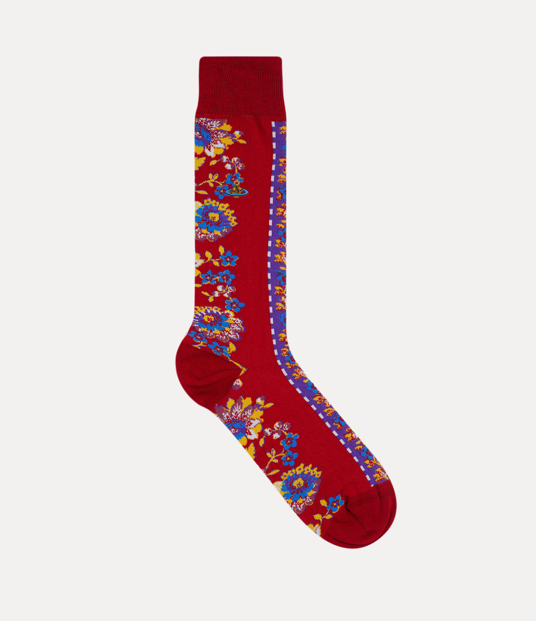 Flower Stripe Socks  large image number 1
