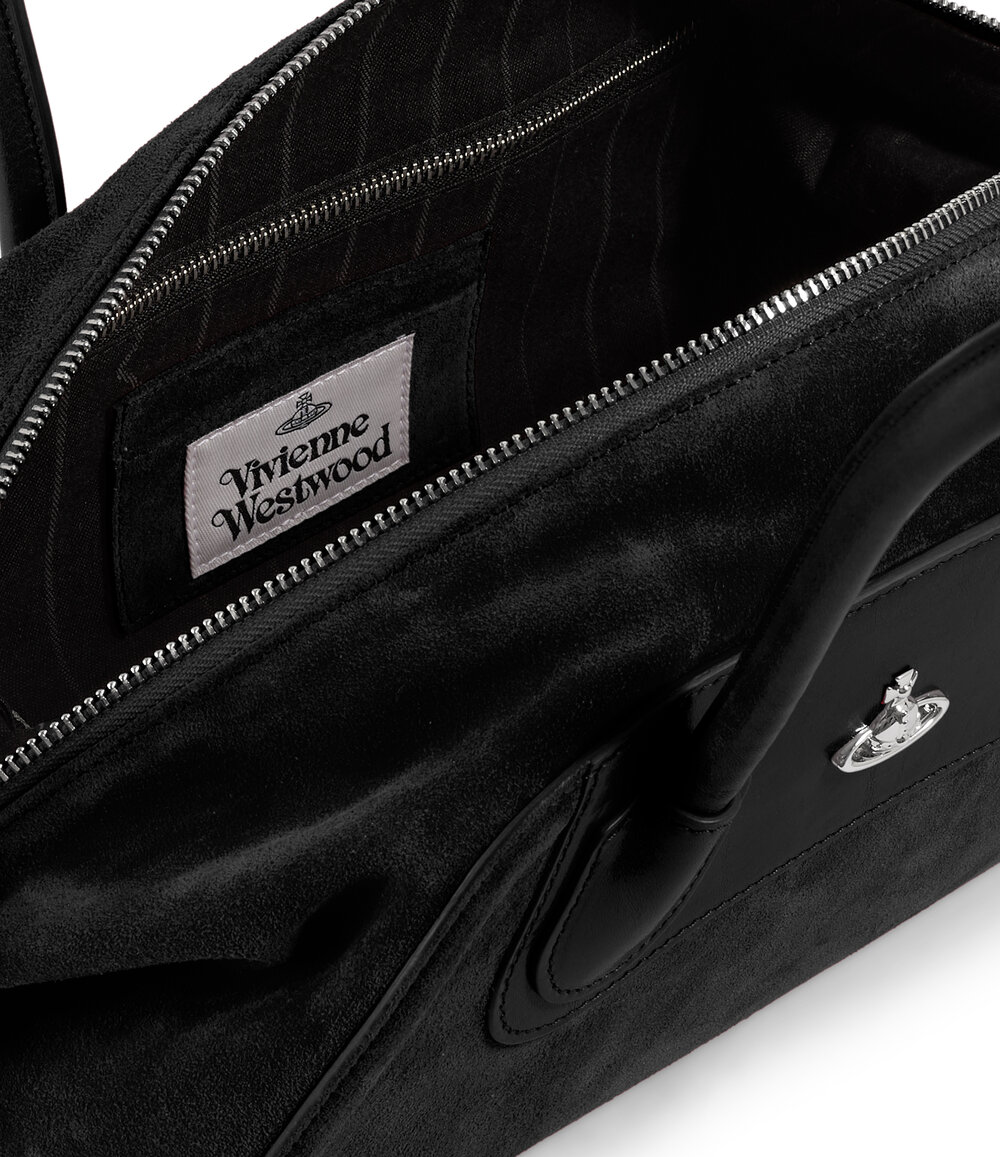 Vivienne Westwood Shirley Small Holdall in Black, view 4