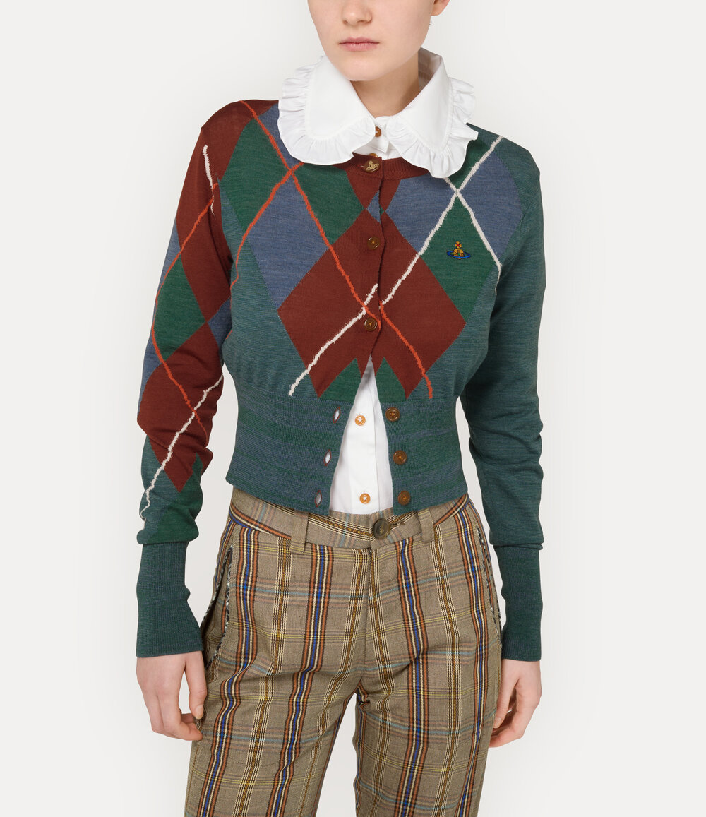 Vivienne Westwood Argyle Cropped Cardigan, view 4