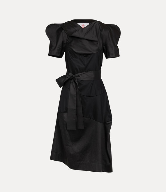 EcoVero and Organic Cotton Jersey Dress in BLACK | Vivienne Westwood EcoVero and Organic Cotton Jersey Dress in BLACK | Vivienne Westwood