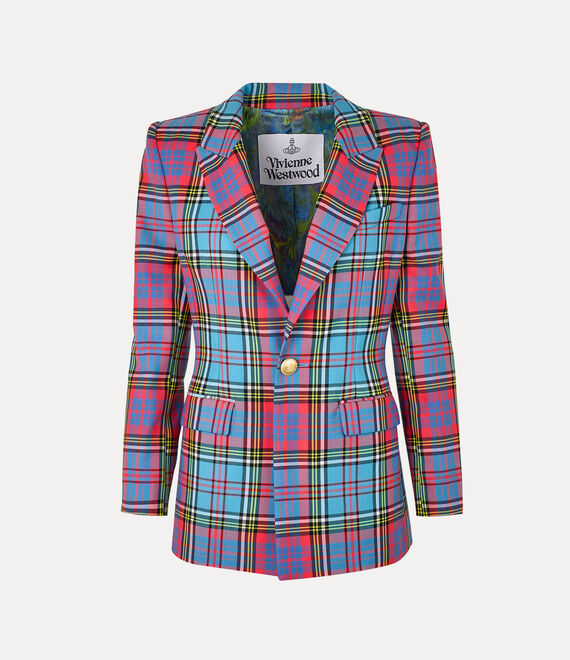 Single Breasted Lelio Jacket in TARTAN | Vivienne Westwood®