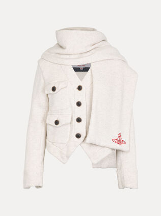 Brushed Felpa Towel Jacket