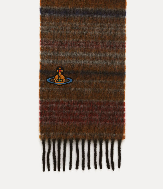 Chunky Multi Stripe Scarf in YELLOW | Vivienne Westwood®
