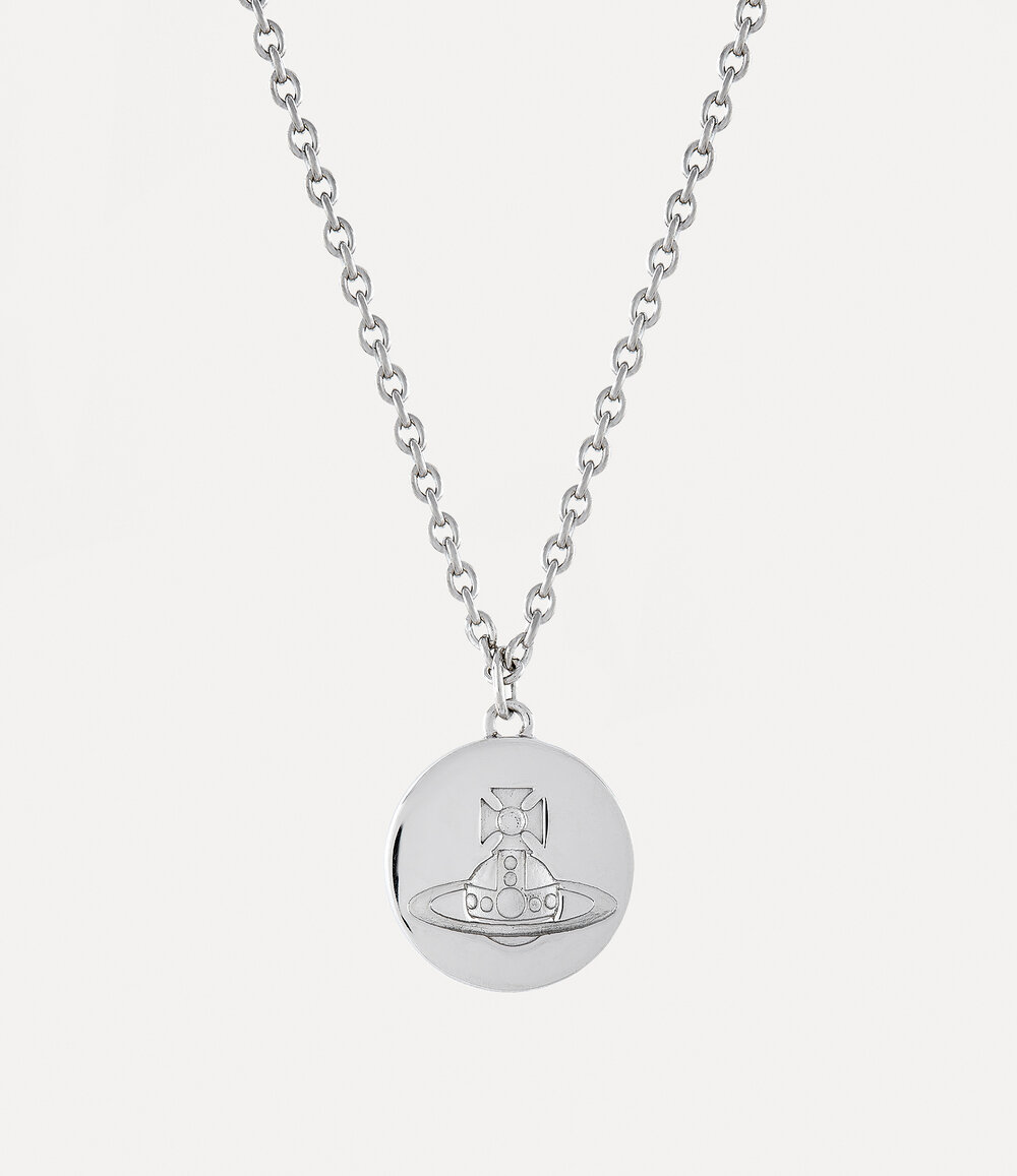 Vivienne Westwood Man. Janus Pendant Necklace in silver