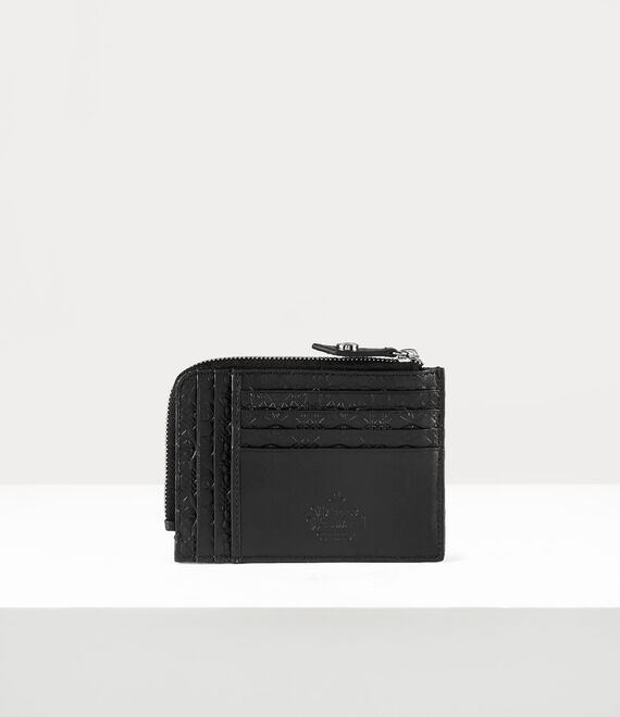 Embossed card holder with zip large image numéro 3