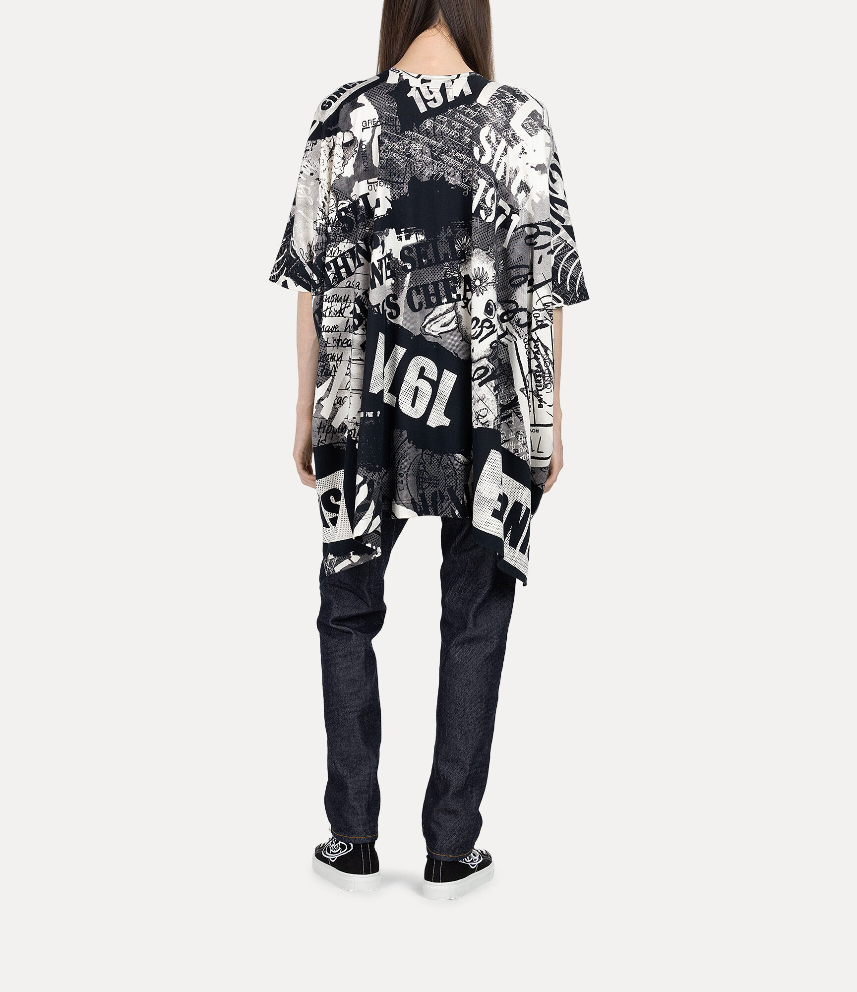 Tabloid エレファント Tシャツ - ブラック | Vivienne Westwood®